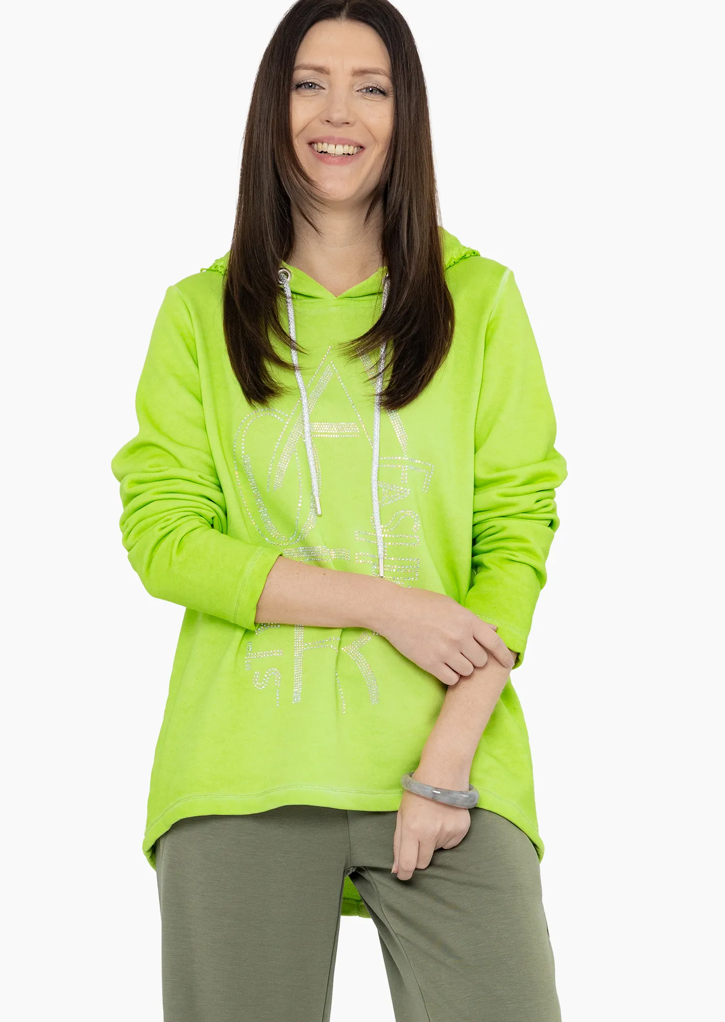 Sweatpullover mit Lettering, granny