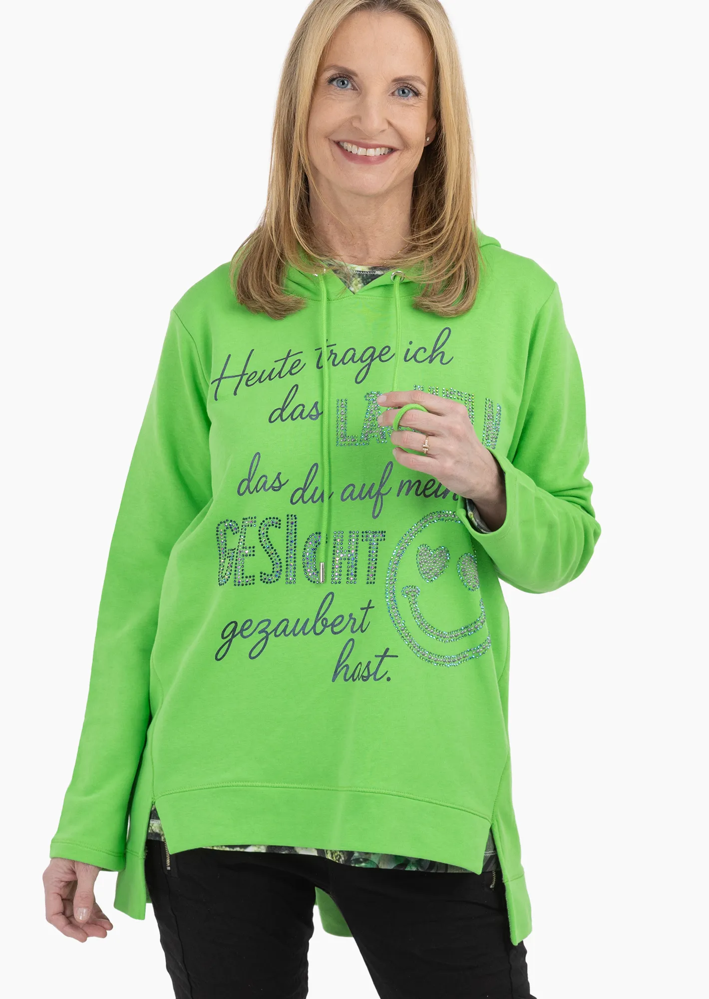 Sweatpullover 'Zauber', neongrün