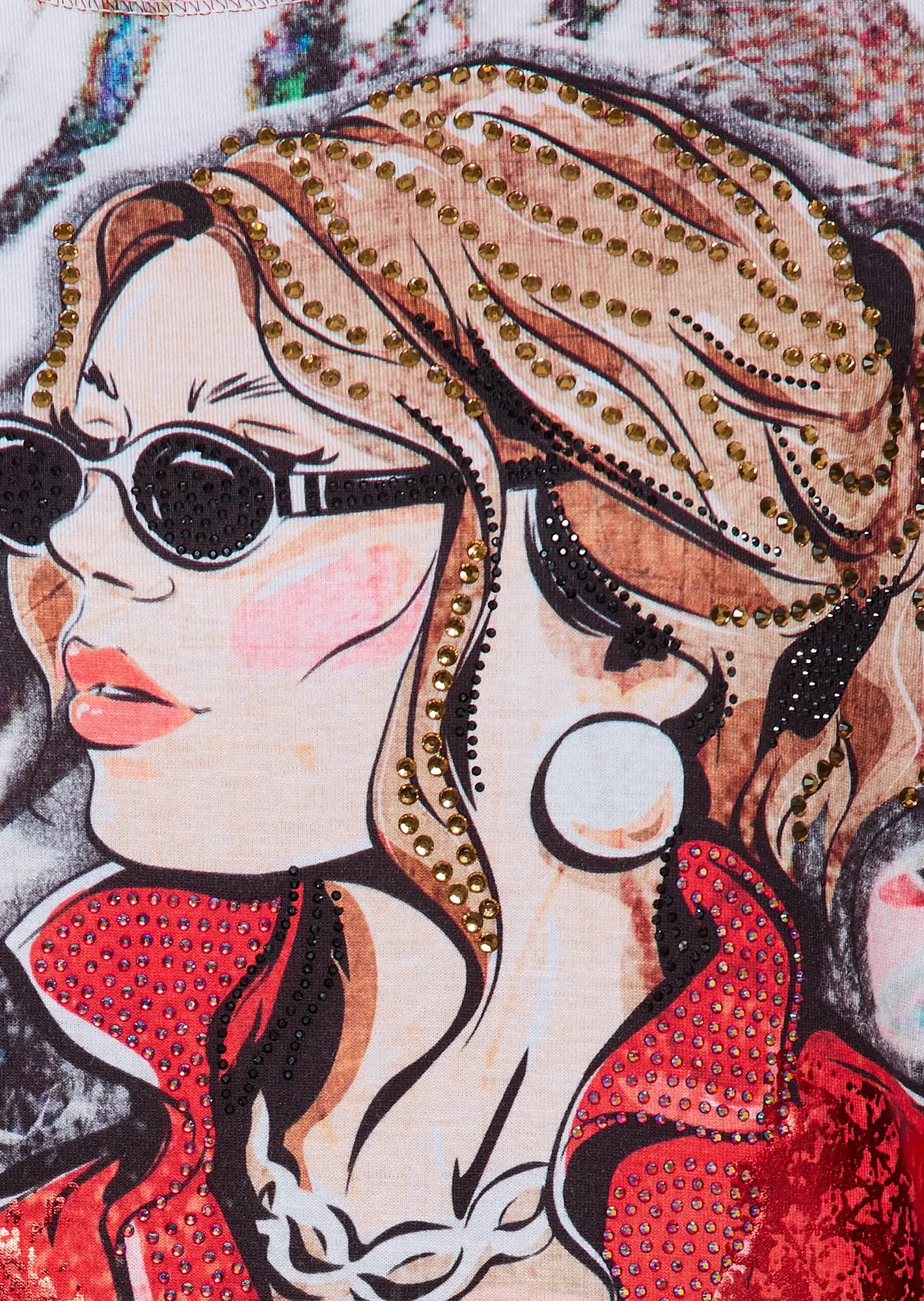 Shirt 'Red Lady', tredyrot