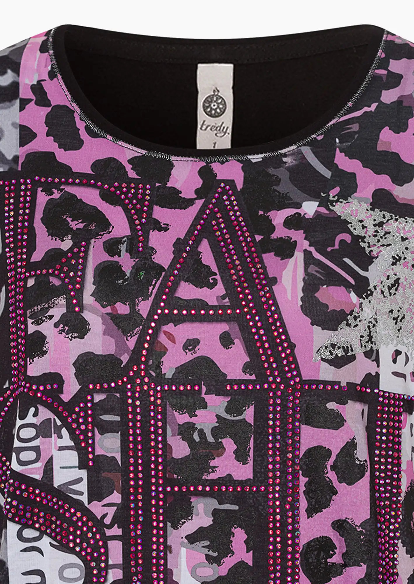 Langarmshirt 'Fashion', schwarz