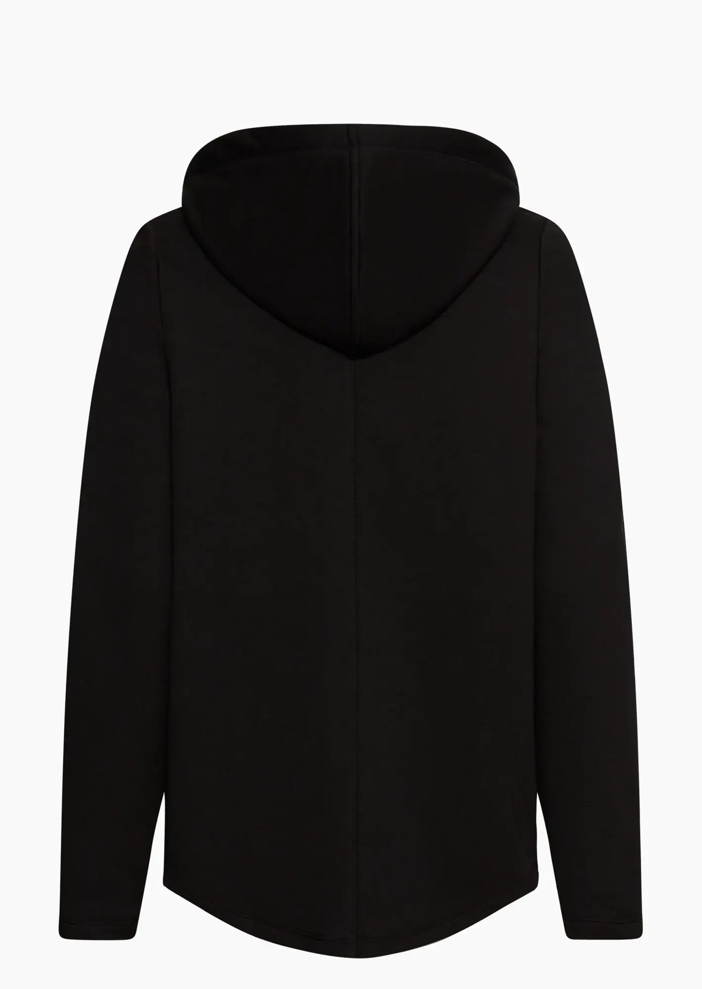 Sweatshirt mit Strukturstoff, schwarz