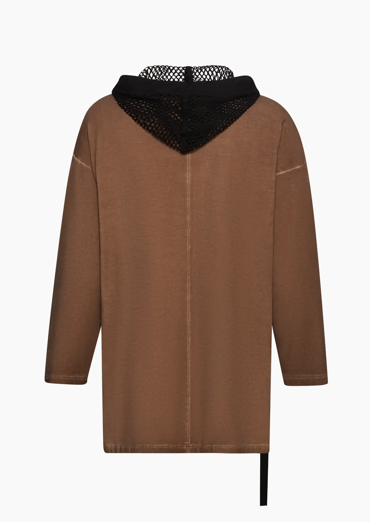 Langarmshirt 'Peace', cappuccino