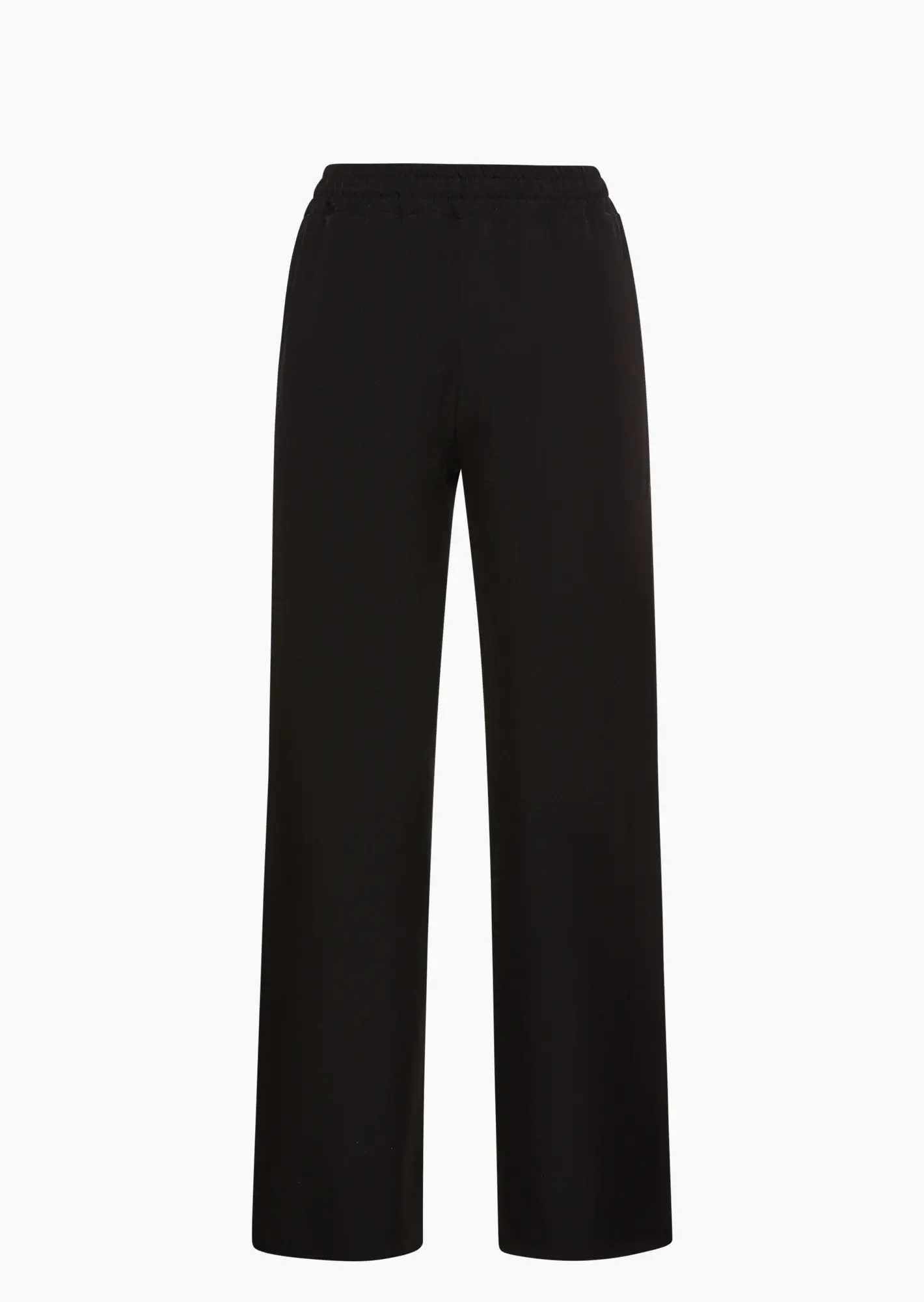 Wide Leg mit Bügelfalte, schwarz