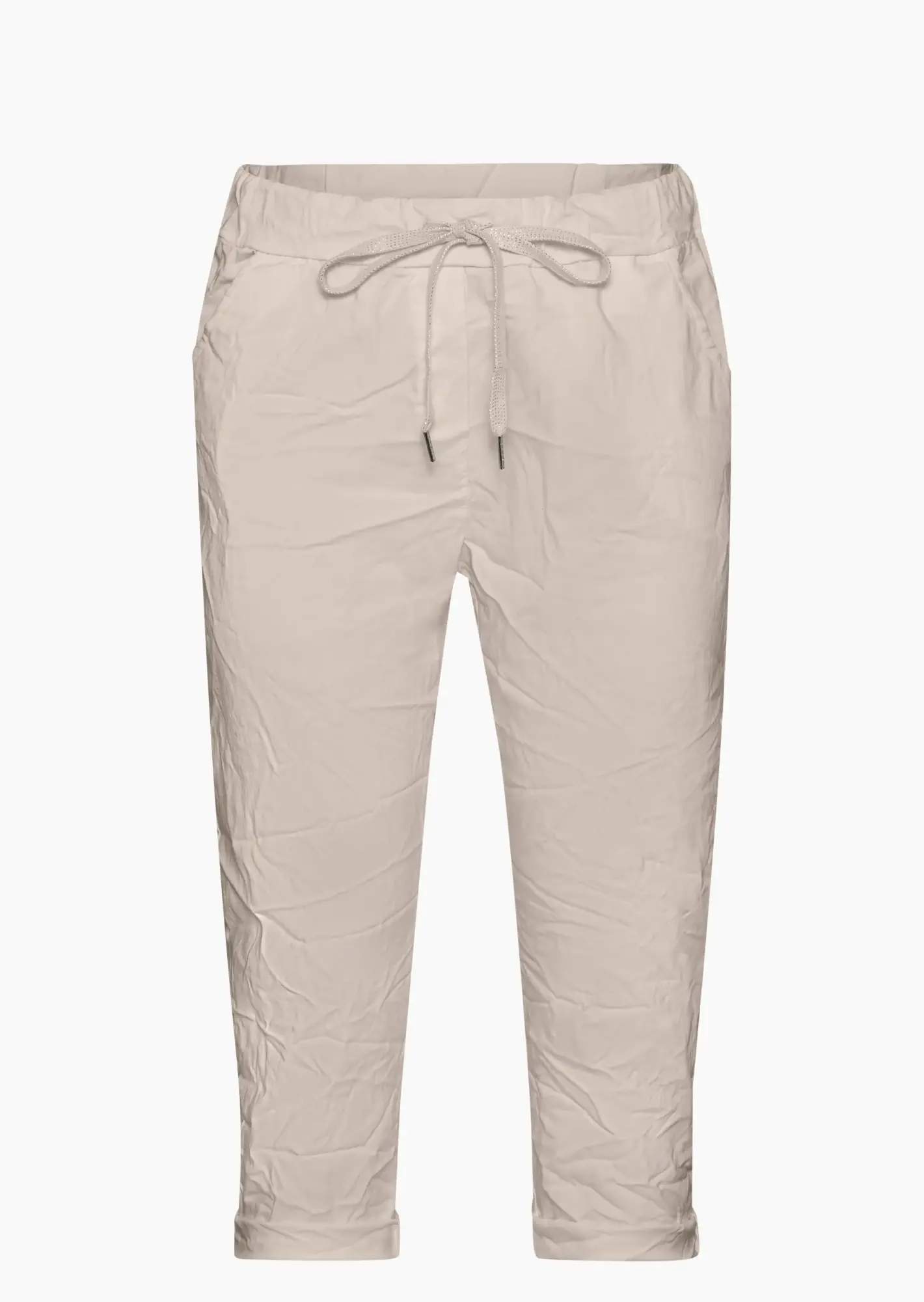 Capri-Joggpants, crema