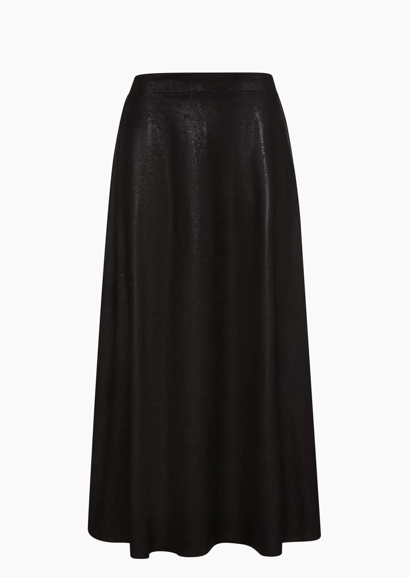 Rock in Leder-Optik, schwarz