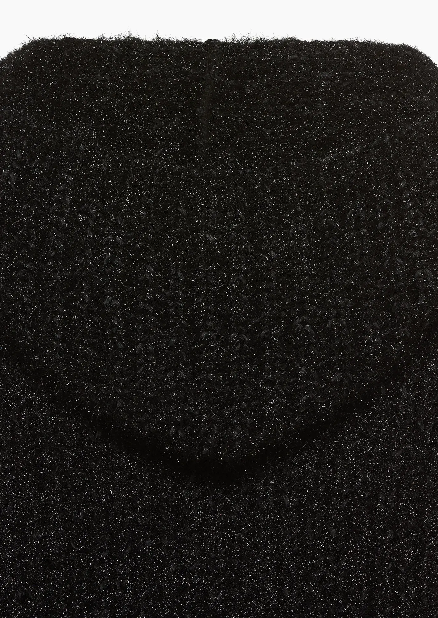 kuschelige Strickjacke, schwarz