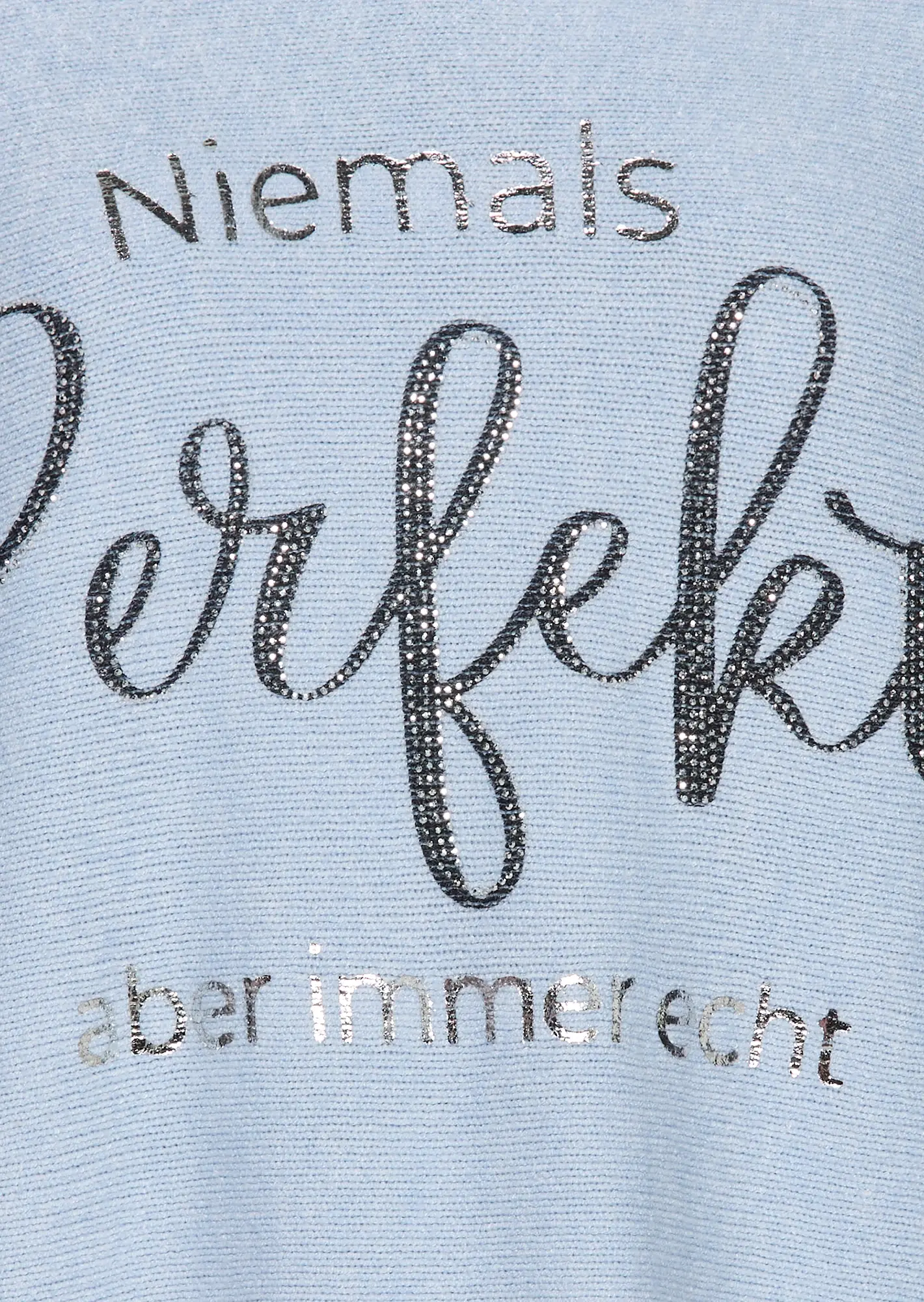 Strickpullover 'Perfekt', eiskristall