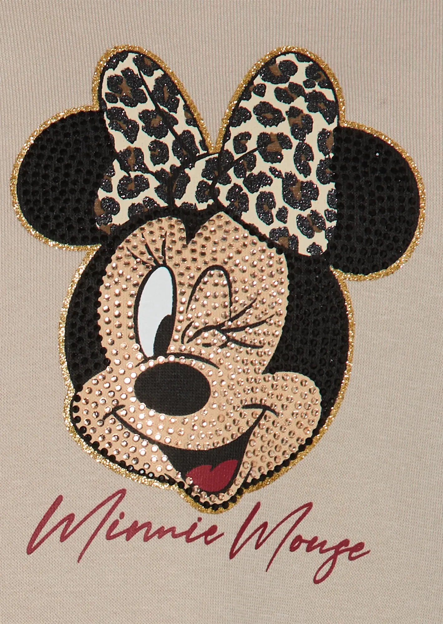 Sweatjacke 'Minnie Mouse', crema