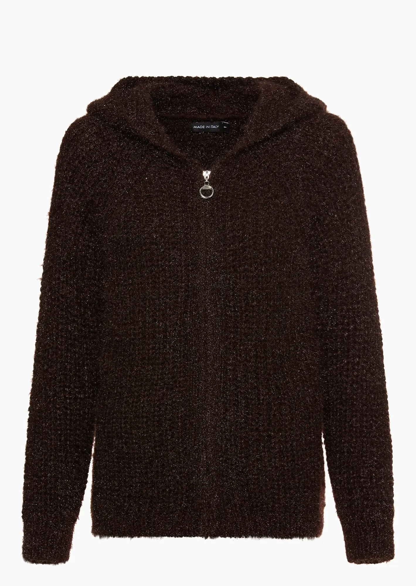 kuschelige Strickjacke, mocca