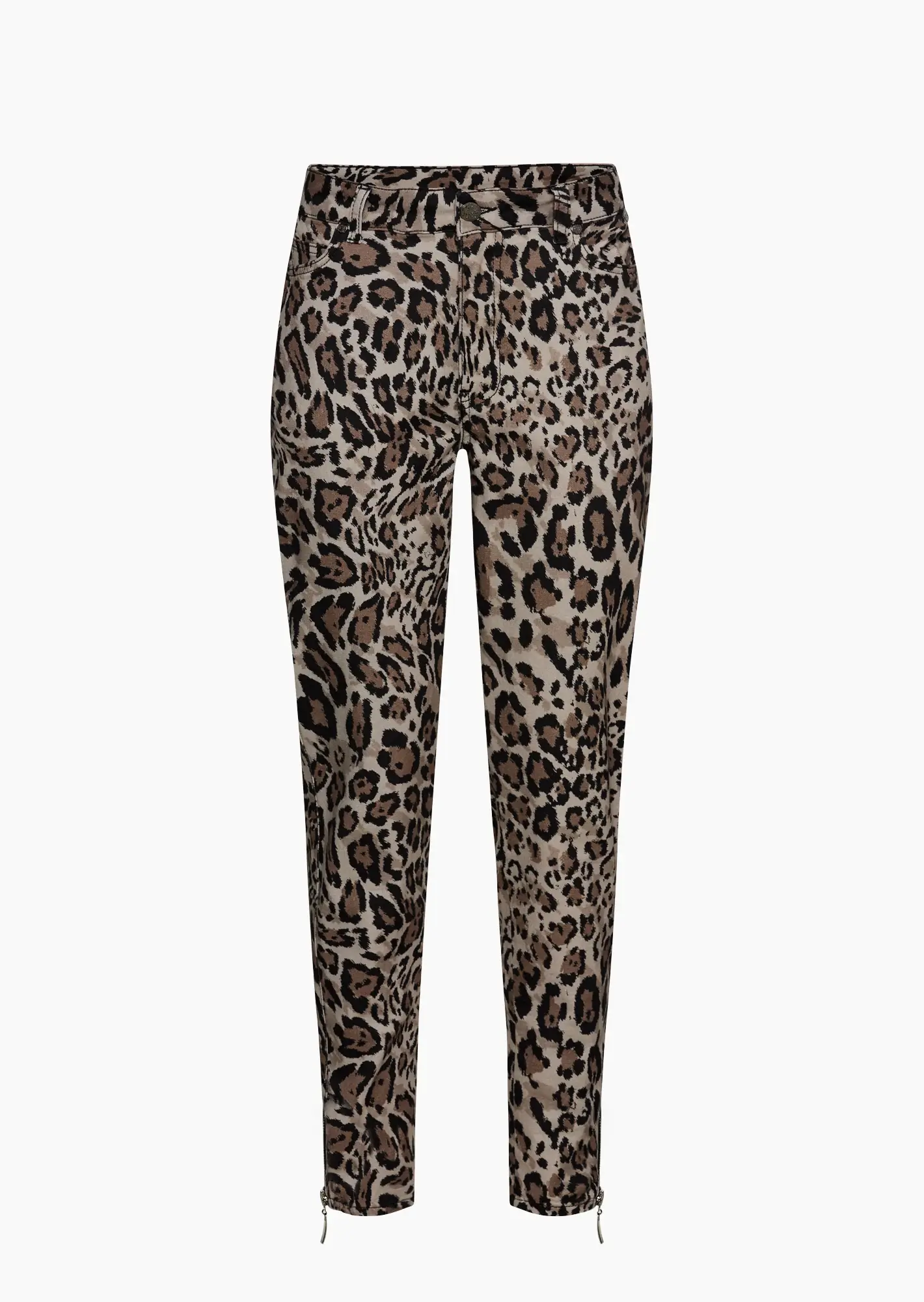 Hose im Leostyle, crema