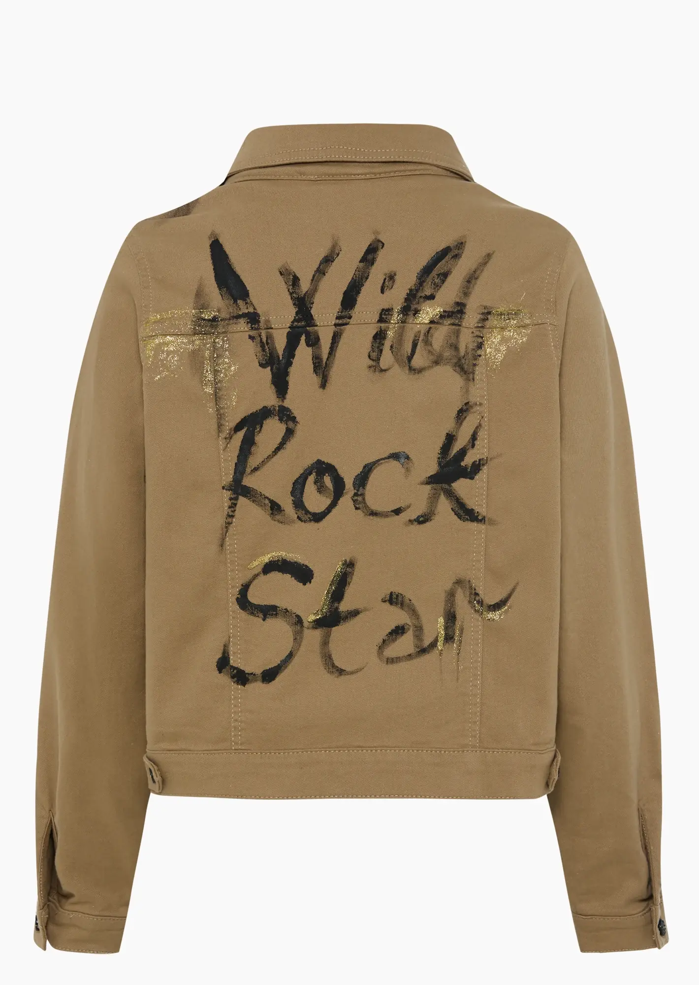 Jeansjacke 'You are loved', toffee