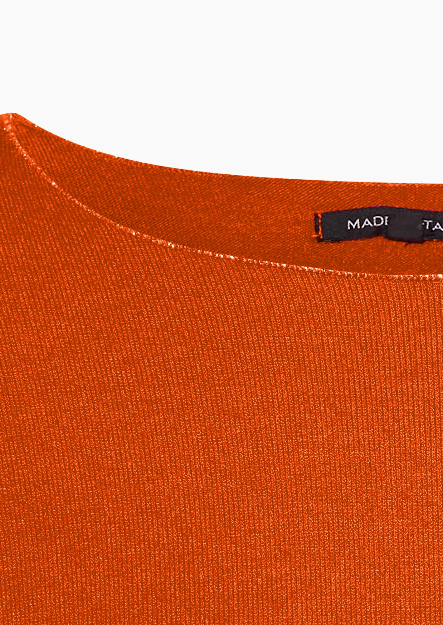 Langarmshirt feingestrickt, orange