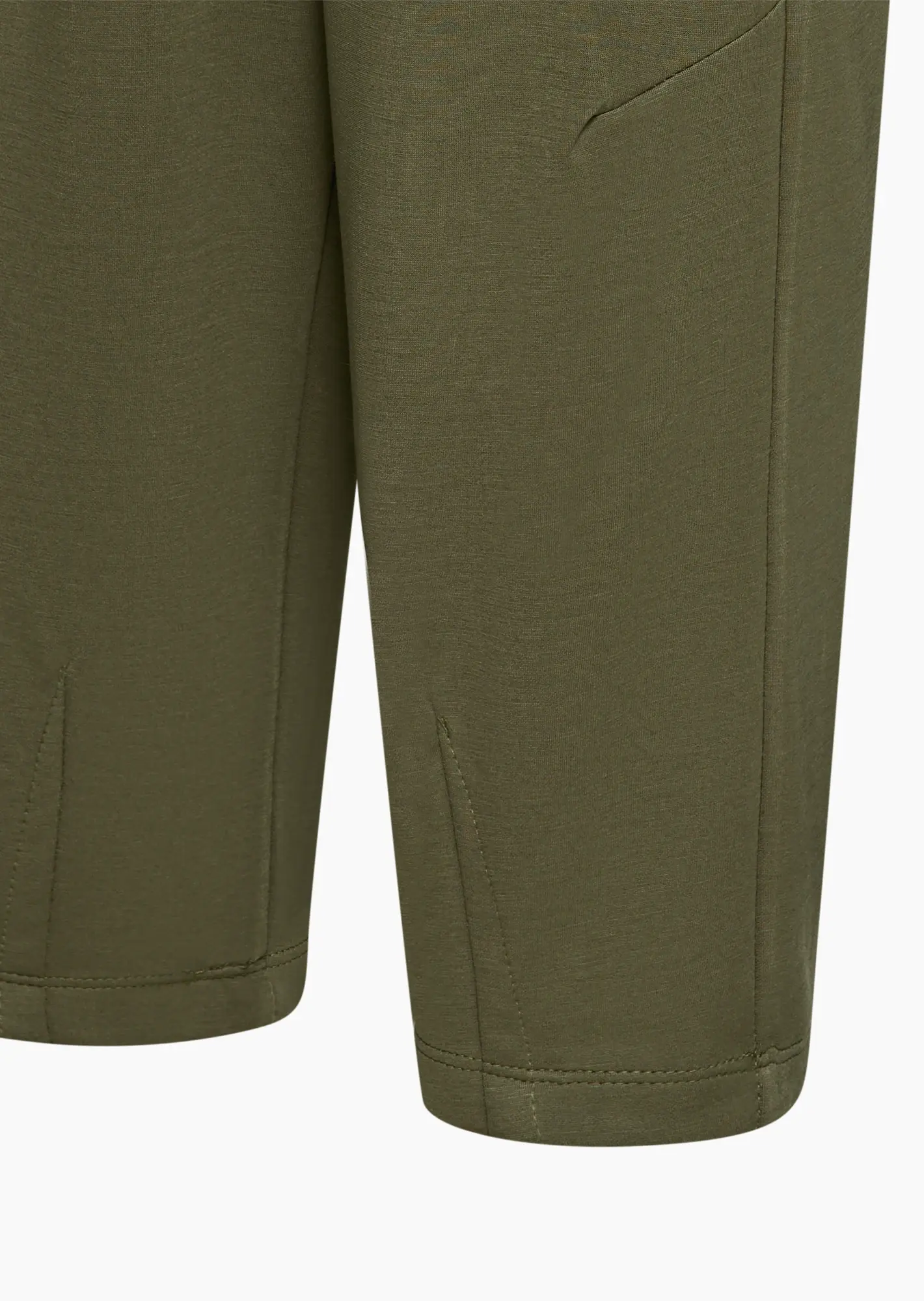 Pants mit Ziernähten, salbei