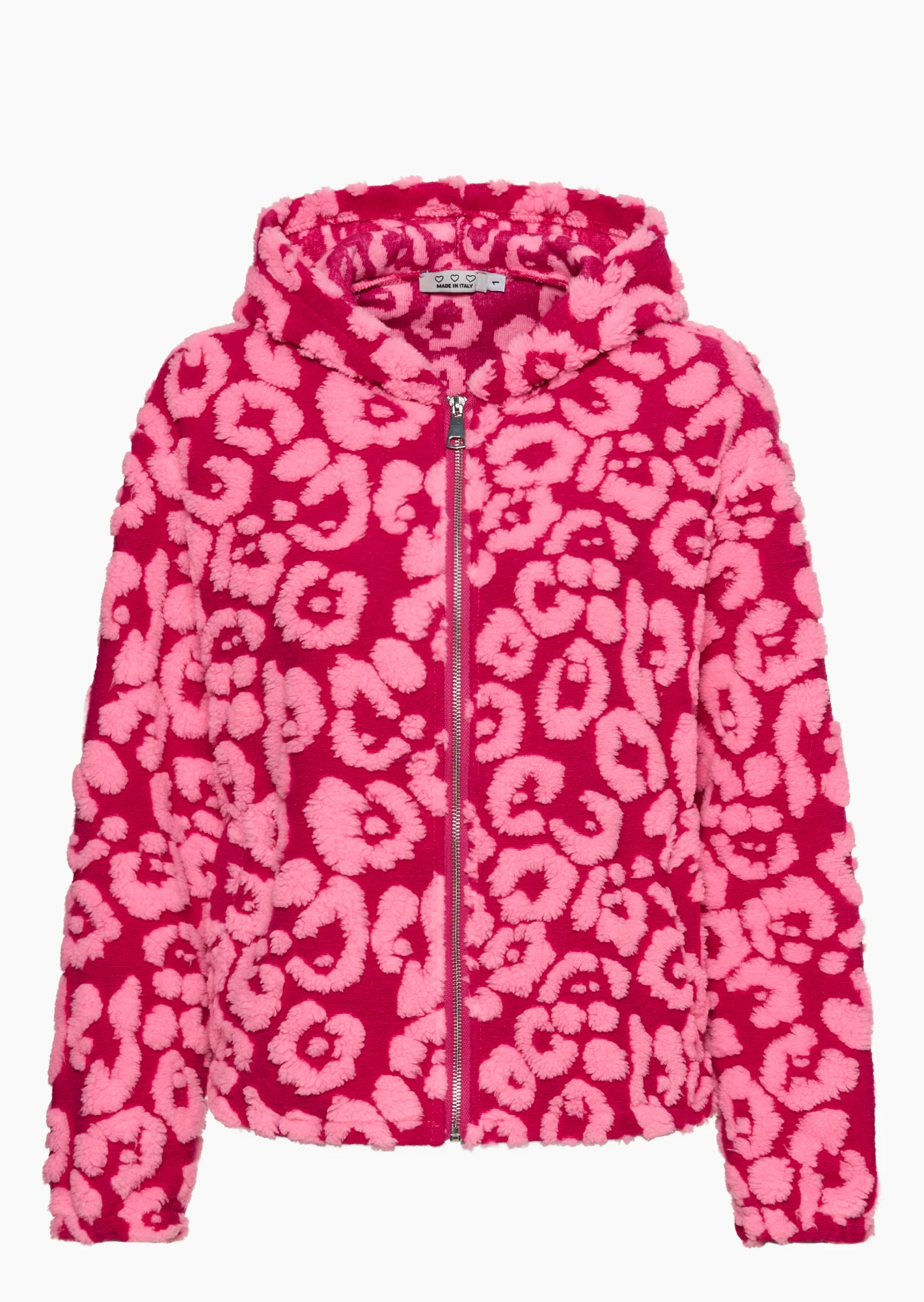 Sweatjacke 'Leo', pink
