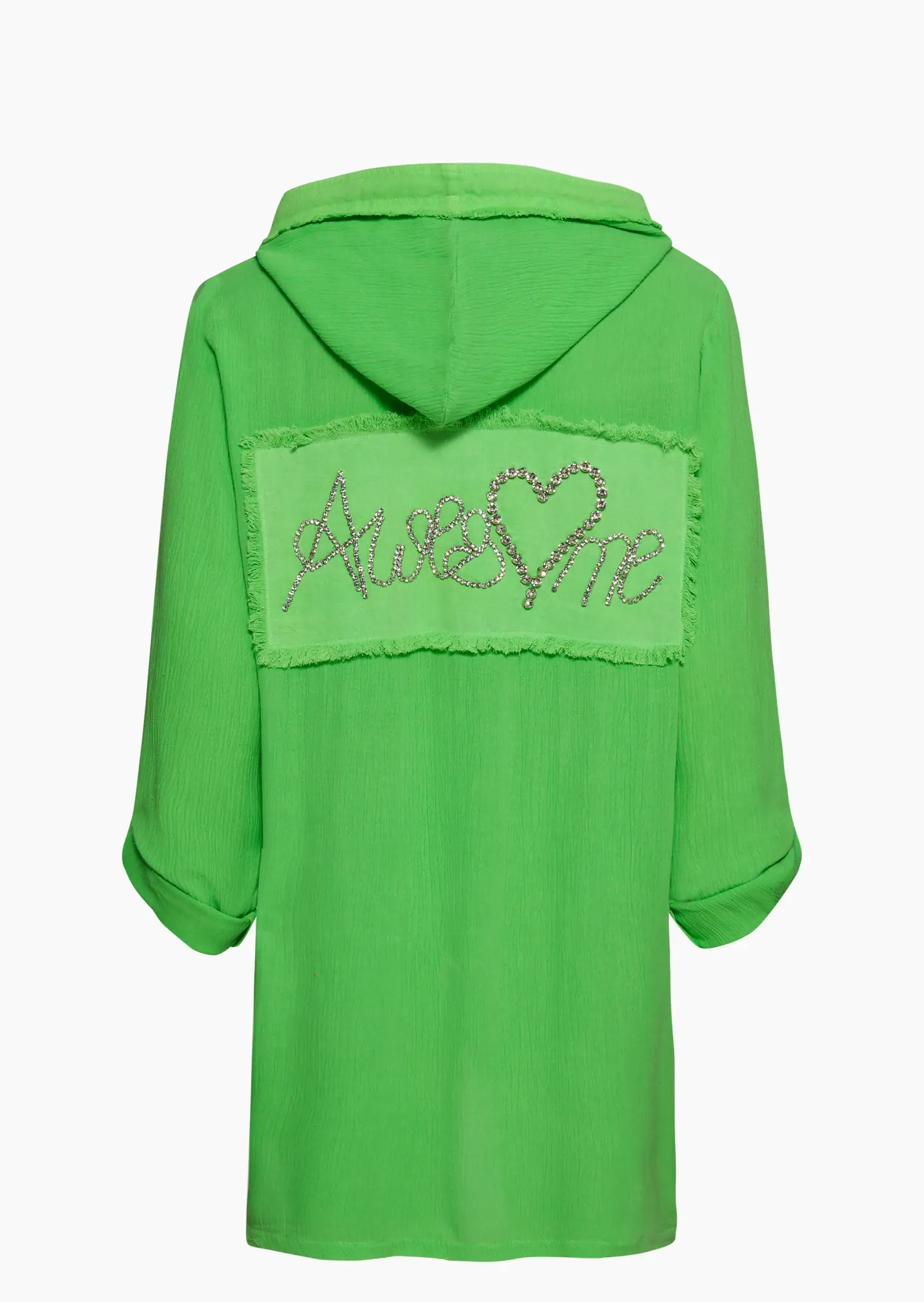 Bluse 'Awesome', neongrün