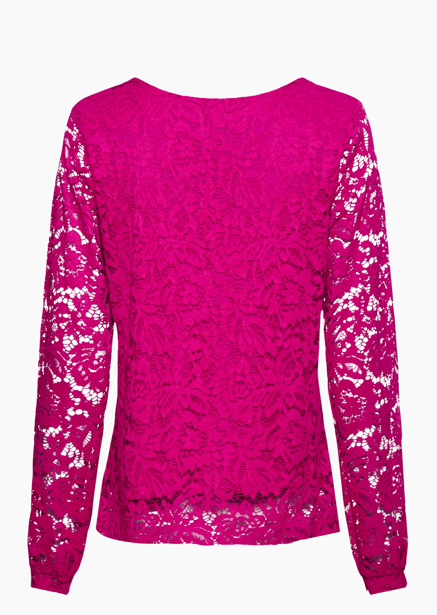 Blusenshirt Alloverspitze, pink