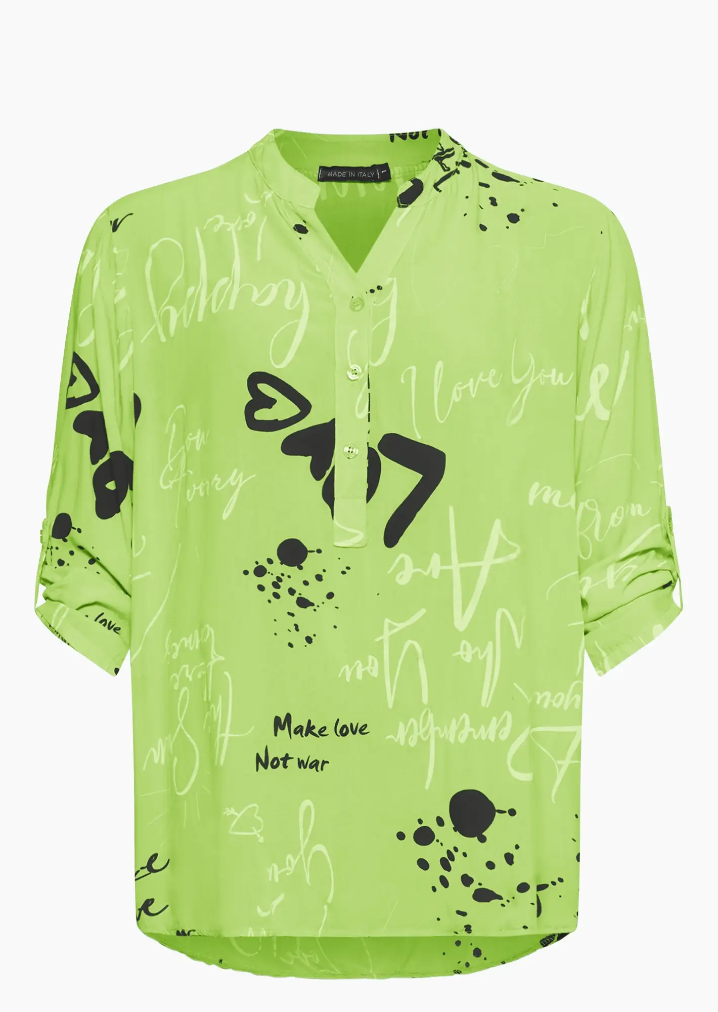 Bluse im Alloverprint, granny