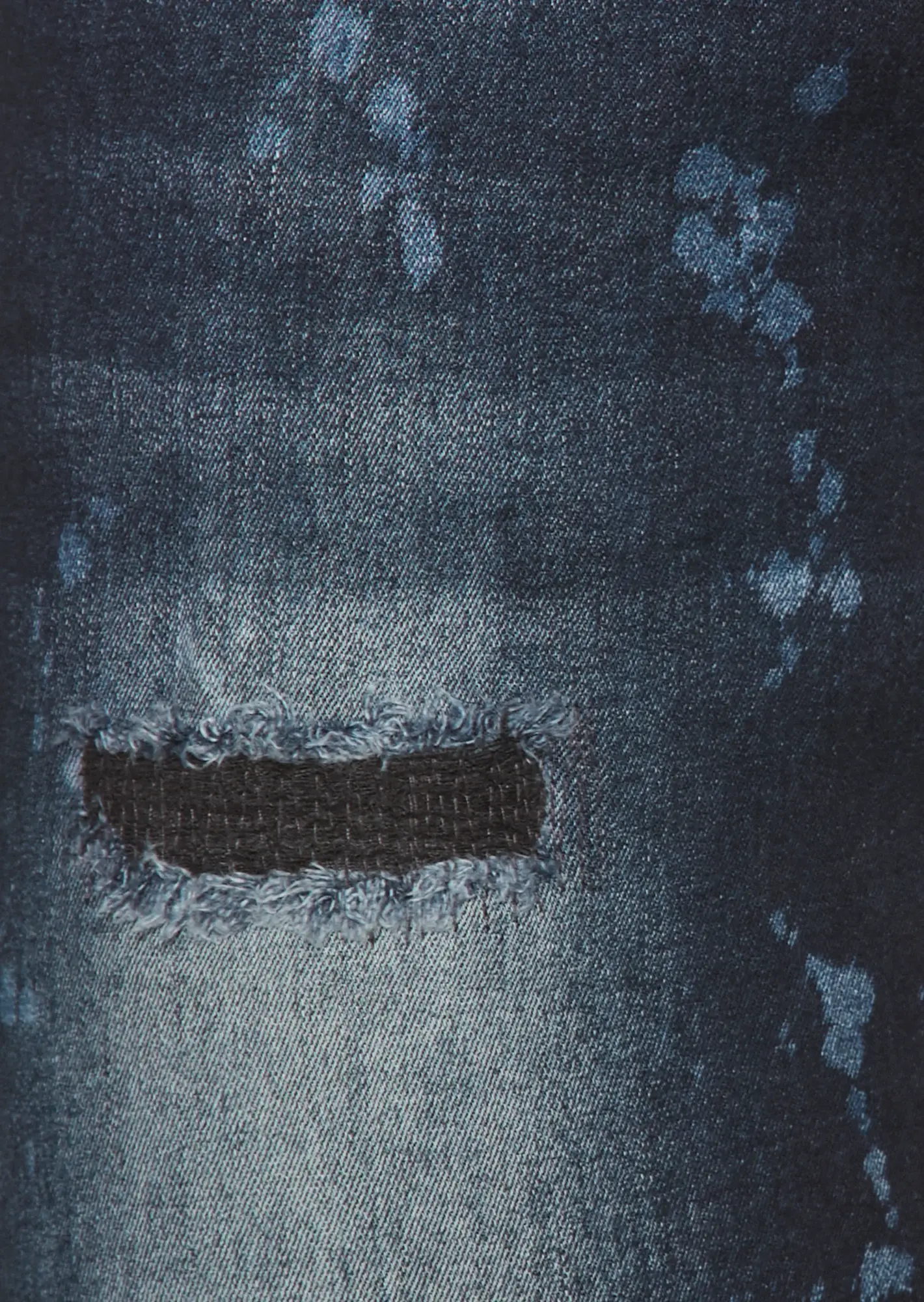 Jeans im Bootcut-Schnitt, blue black denim