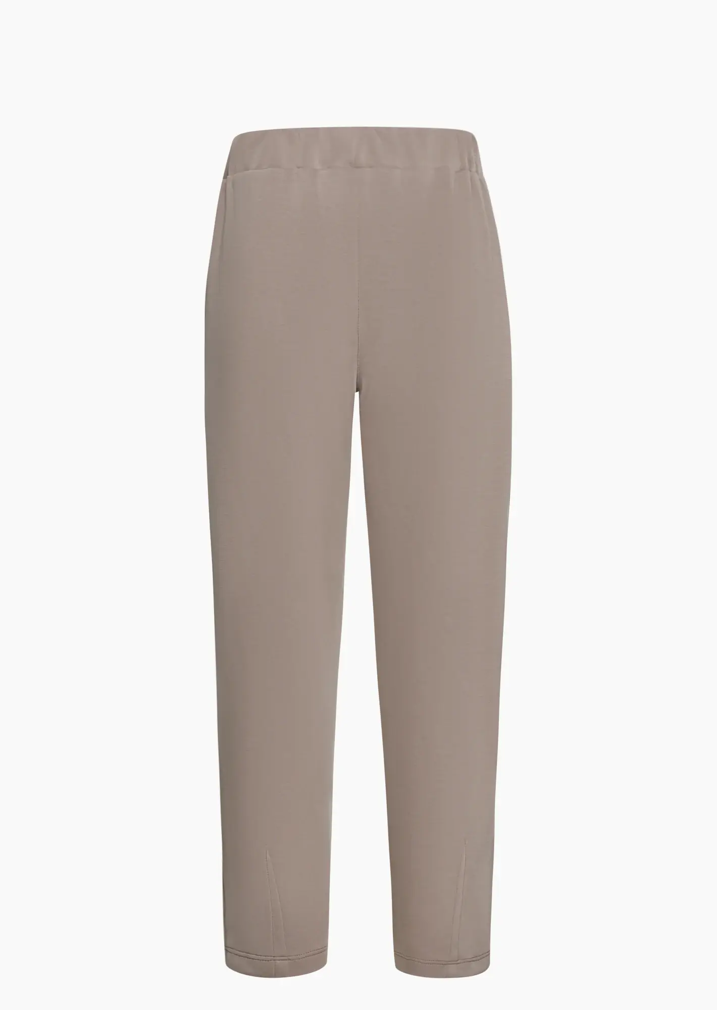 Pants mit Ziernähten, taupe