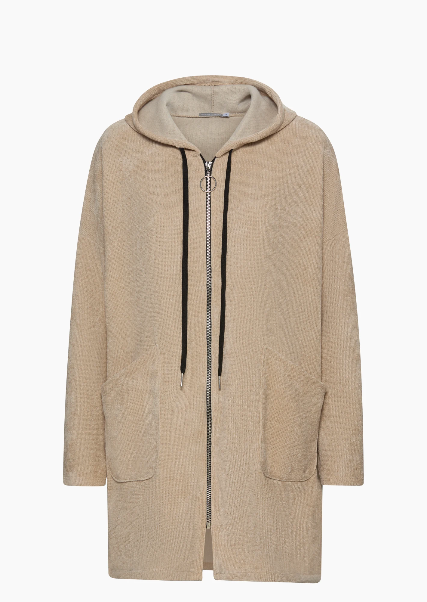 Jacke in Cord-Optik, sand