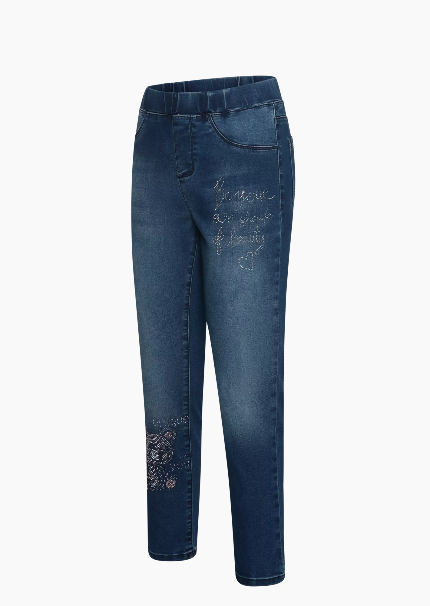 Jeggings 'unique', dark blue denim