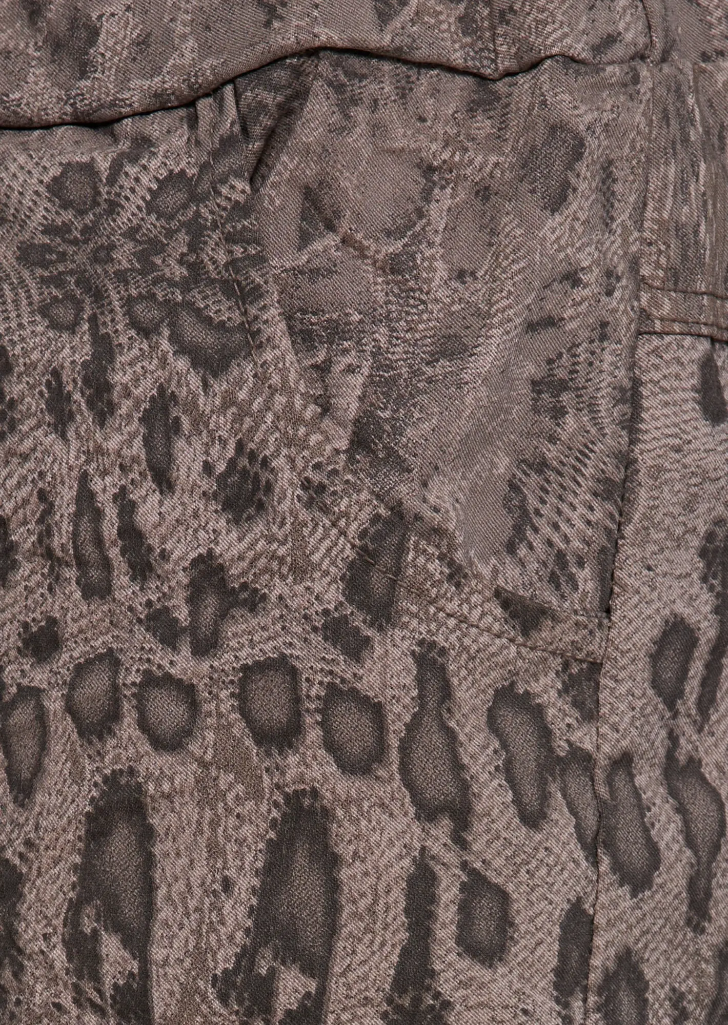 Joggpants im Alloverprint, taupe