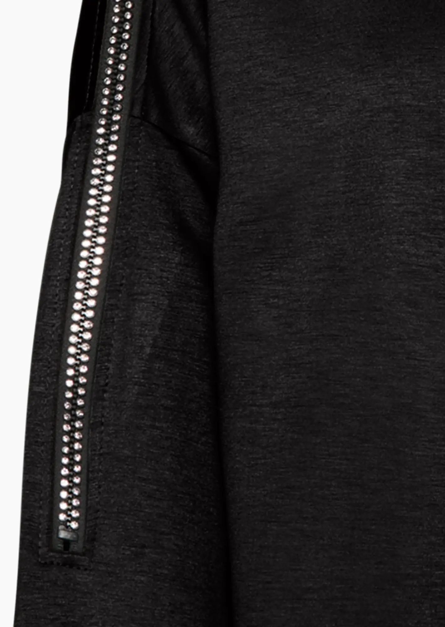 Sweatpullover mit Glitzerhighlight, schwarz