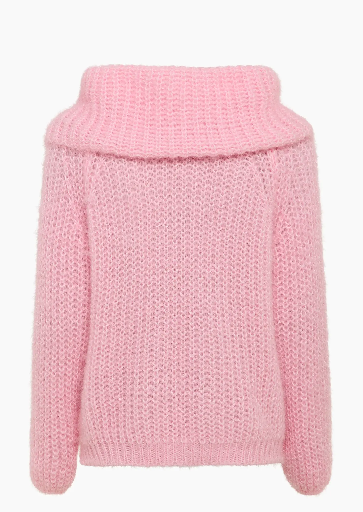 Strickpullover mit Rollkragen, mandelblüte