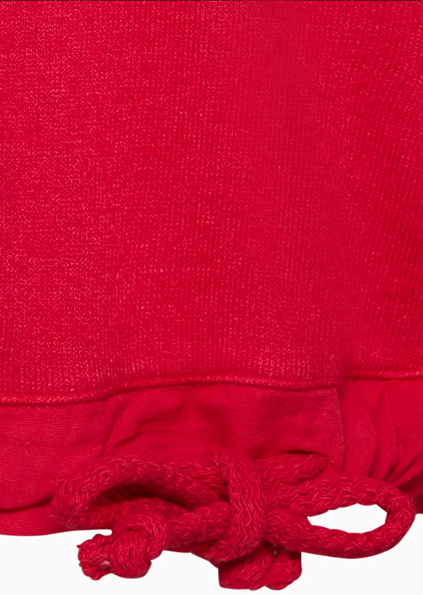 Langarmshirt feingestrickt & Glitzer, tredyrot