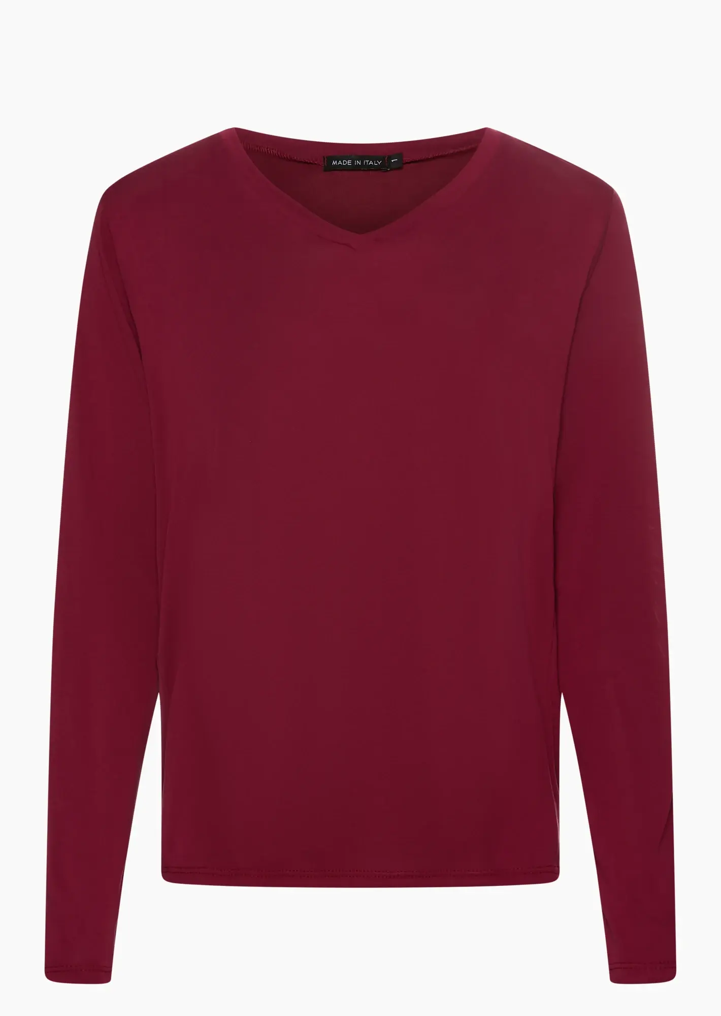 Langarmshirt 'LAURA', burgund