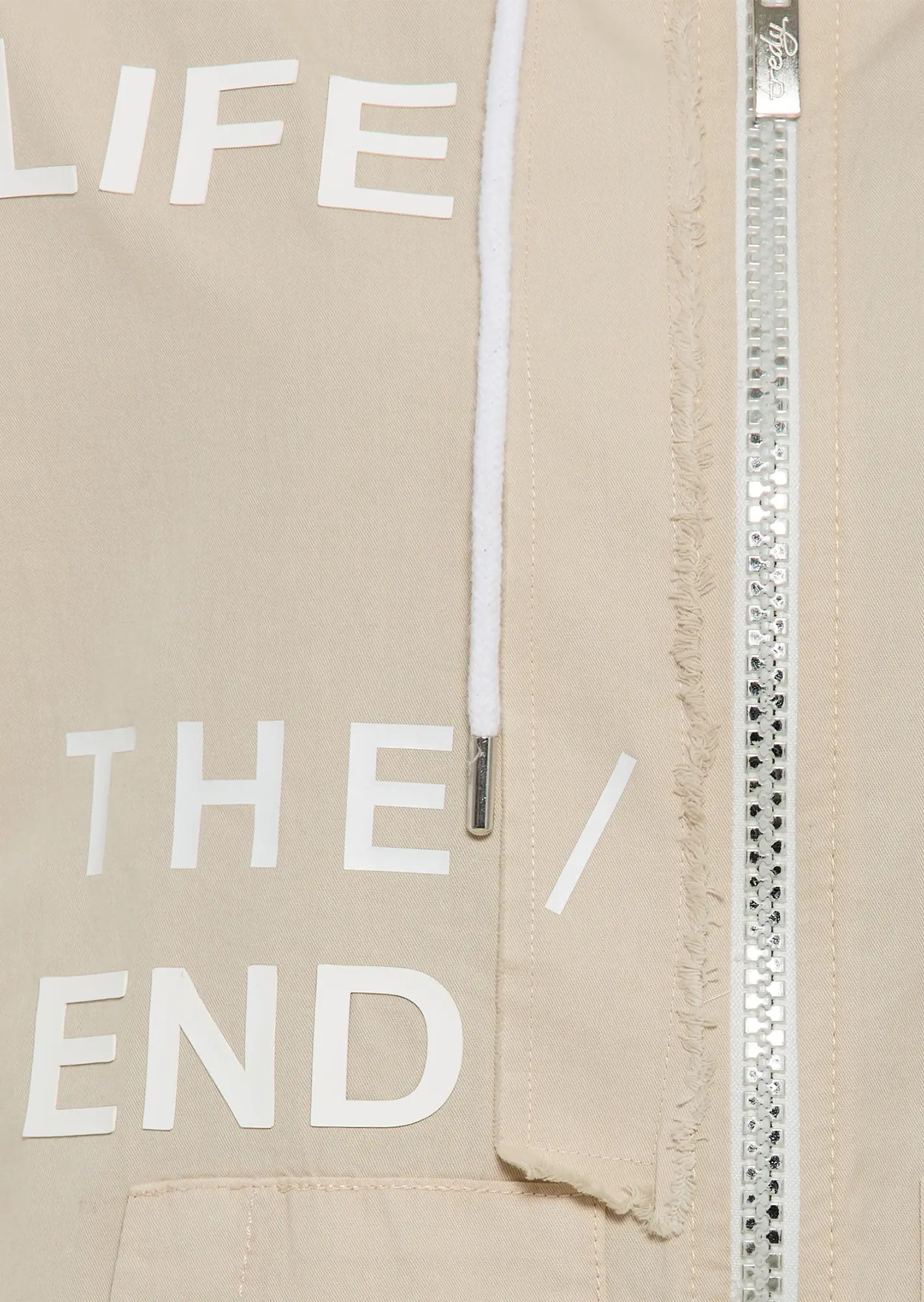 Jacke mit Krempelarm, sand