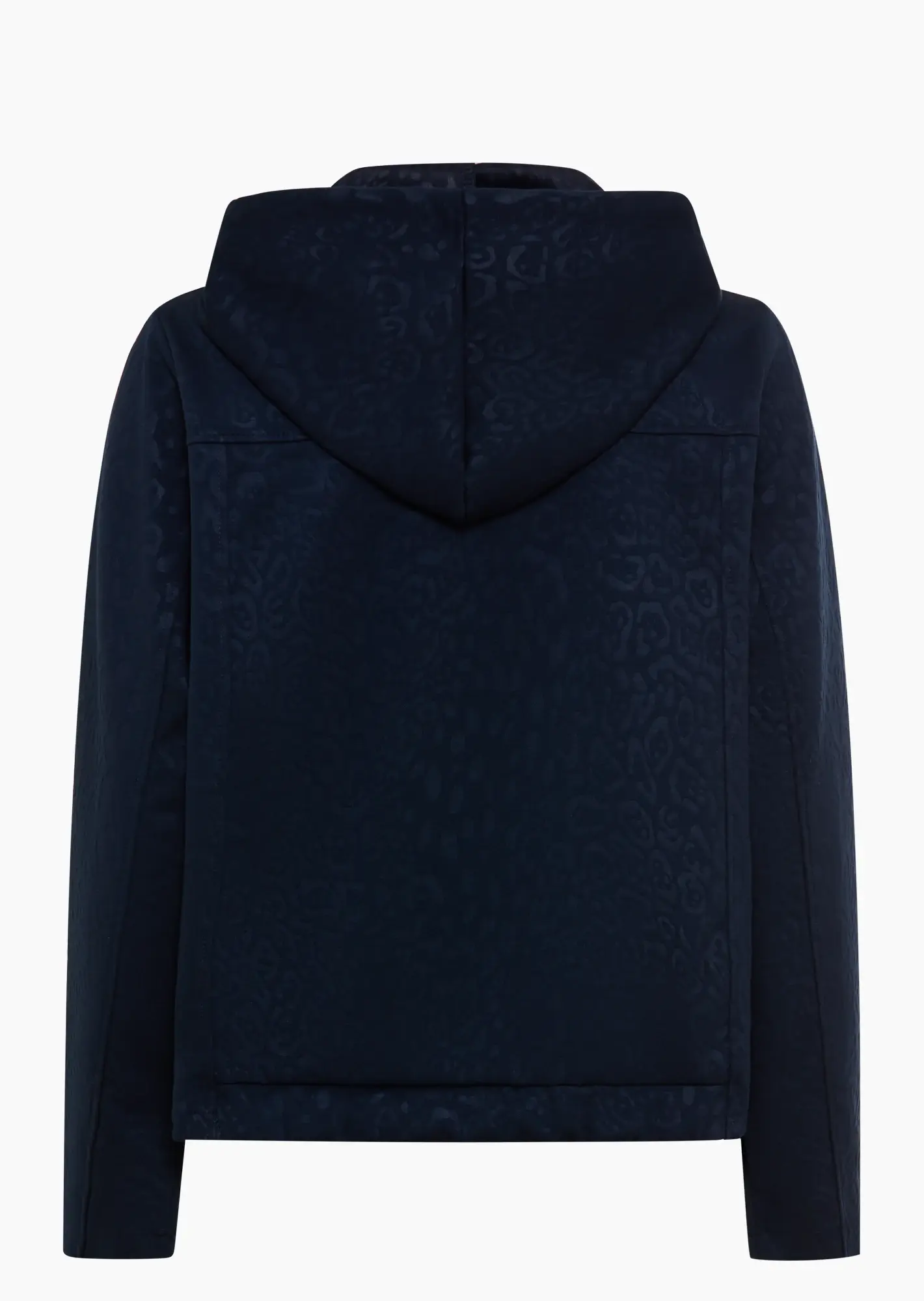 Sweatjacke mit Leoprägung, navy