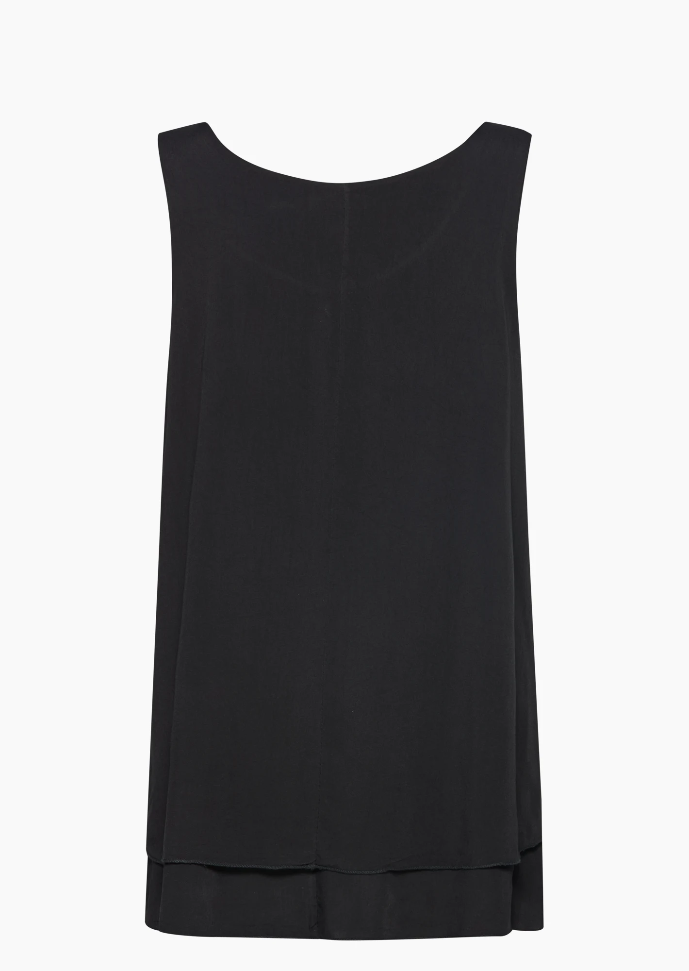 Top im Layeringstyle, schwarz