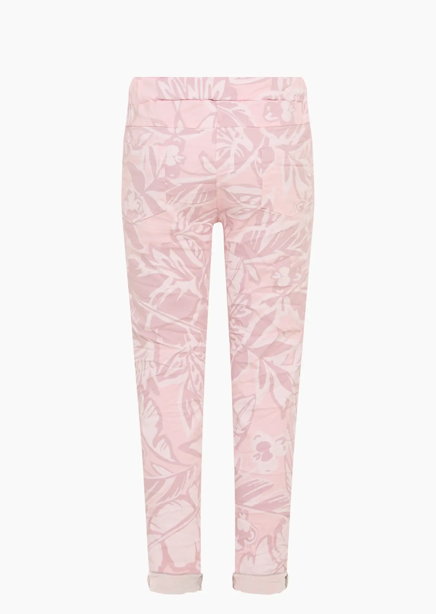 Joggpants mit dezentem Alloverprint, mandelblüte