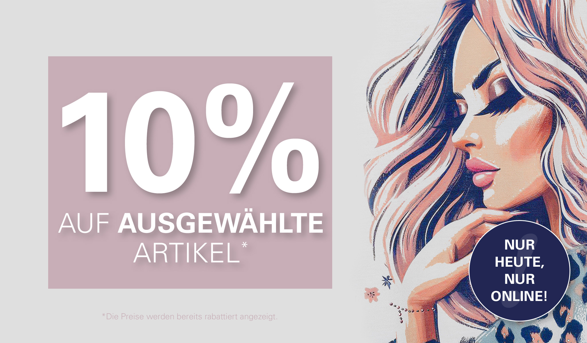 10% auf ausgewählte Artikel