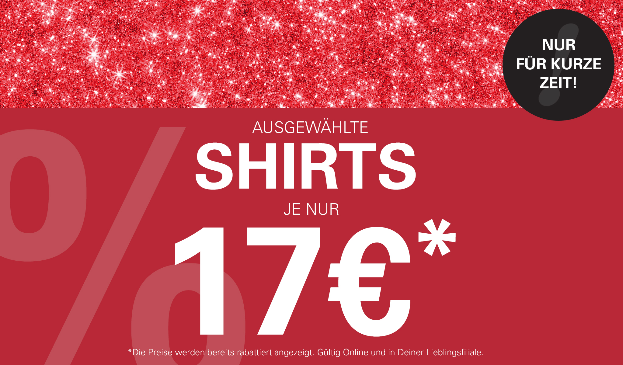 Aktion auf Shirts