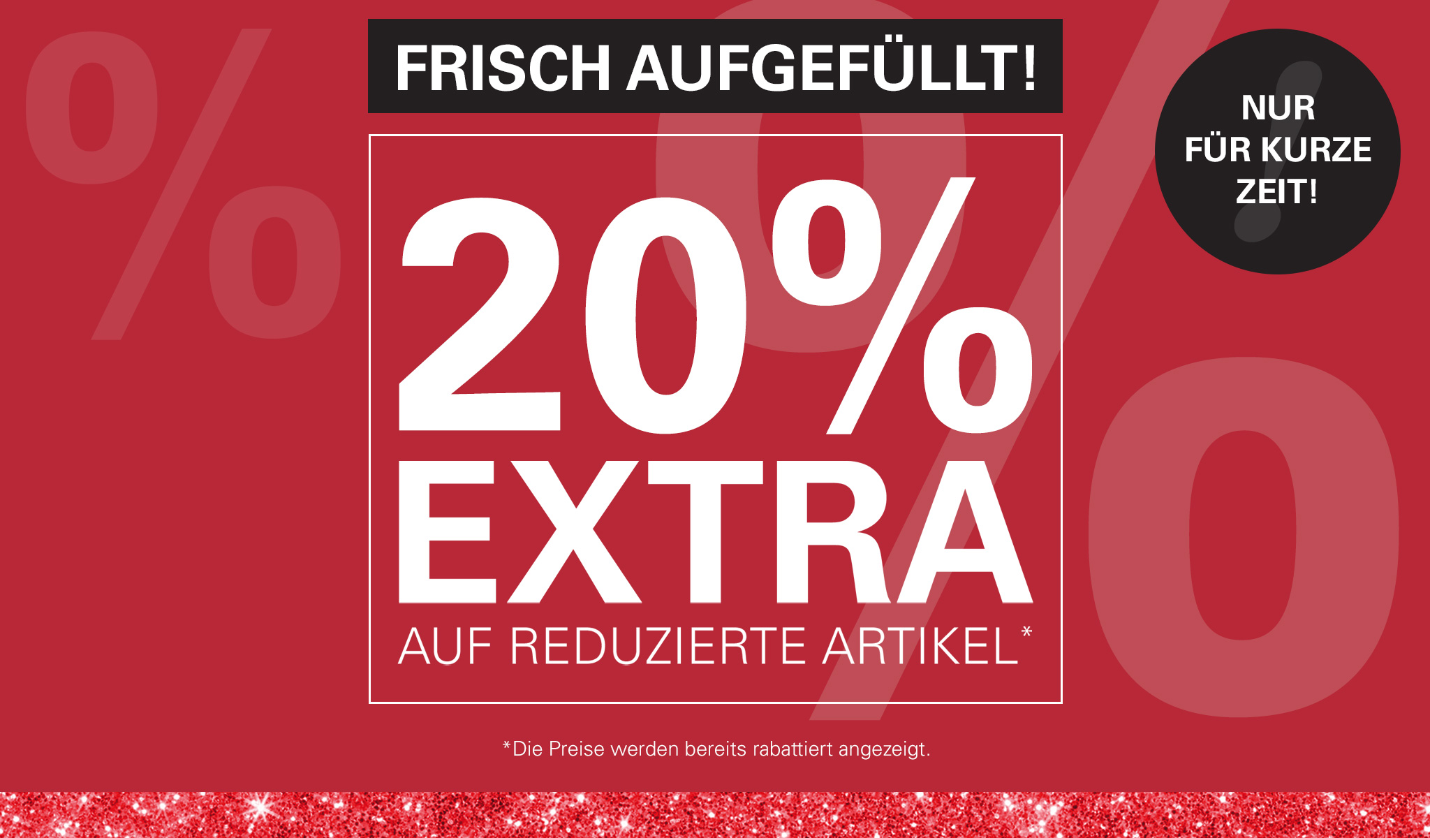 20% auf SALE