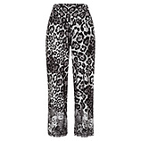 Hose im Animalprint, schwarz-weiß 