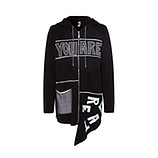 Sweatjacke 'You are', schwarz 