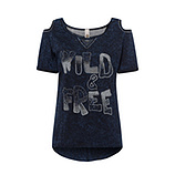 Shirt 'Wild & free', night 