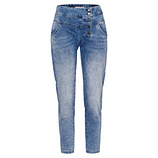 Jeans mit Knopfleiste, blue denim 