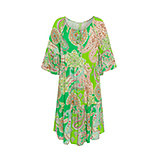 Kleid im Paisleydruck, grün 