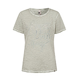 Shirt mit Lettering, salbei 