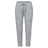 Joggpants Stickerei, silber 