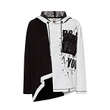 Langarmshirt 'Do it for you', offwhite-schwarz 