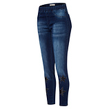 Jeggings 'Sterne', dark blue denim 