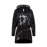 2 in 1 Sweatshirt im Layering-Look, schwarz 