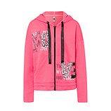 Sweatjacke 'Move', neon lobster 