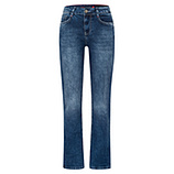 Wide Leg Jeans lang, blue denim 