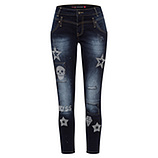 Jeans 'Kiss', blue black denim 